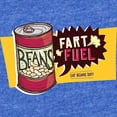 thumbnail image 2 of CafePress - Beans Fart Fuel - Cute Infant Baby Football Bodysuit, 2 of 3