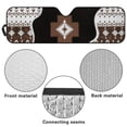 thumbnail image 6 of HUIACONG Western Aztec Sun Shade Windshield Compatible with Jeep Wrangler JK JL Windshield Shade Heat Shield Windshield Cover Bolck UV Rays & Protect Car Interior, 6 of 6