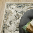 thumbnail image 5 of HomeRoots 10' X 13' Beige Gold Blue And Grey Oriental Power Loom Stain Resistant Area Rug, 5 of 5