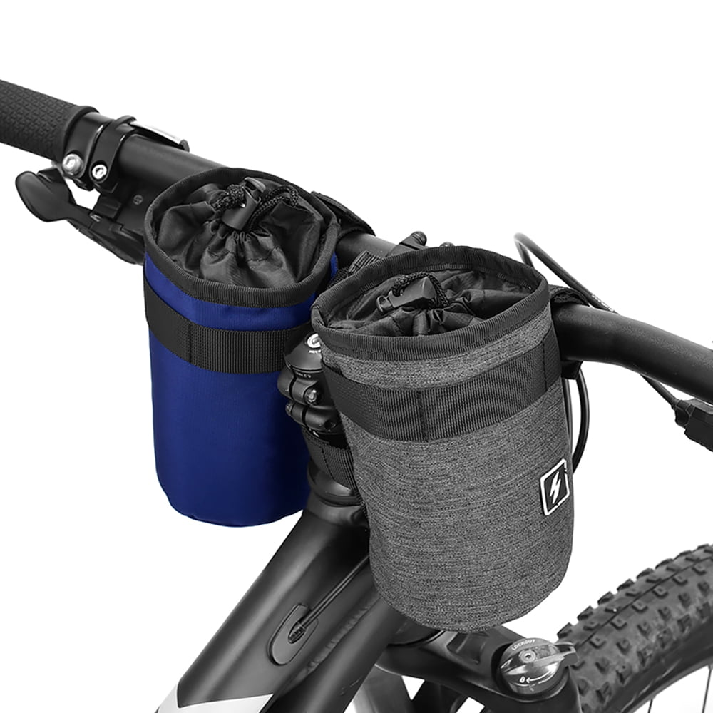 Bike Bicycle Handlebar Water Holder Bottle Bag Insulated Cup Drink Snack