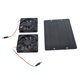 thumbnail image 1 of Ventilador Dual De Energía Solar, Escape De Aire De Manera Eficiente Kit De Ventilador Con Energía Solar Ahorro De Energía De 20 W Diseño Integrado De Encendido Y Apagado Para, 1 of 7