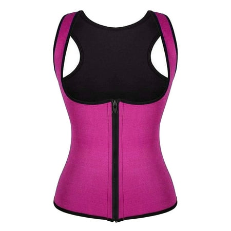 

TWGONE Fitness Corset Sport Body Shaper Vest Waist Trainer Workout Slimming Hot Pink XXL Buy 2 get 1 Free