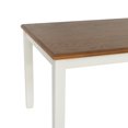 thumbnail image 4 of Linon Jane 2 Tone Dining Table in Vanilla White and Honey Brown Wood, 4 of 9