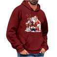 thumbnail image 2 of Wancir Mens Santa Claus Funny Sweatshirt Christmas Novelty Fashion Pullover Hoodies, 2 of 5