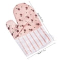 thumbnail image 3 of Guantes de silicona para horno con protección contra el calor – Guantes de cocina antideslizantes para hornear, asar a la parrilla y cocinar – Protección de manos resistente al calor para microondas, 3 of 6