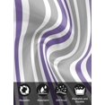 thumbnail image 7 of Purple Grey Stripes Cloth Napkins Set of 6 Reusable Dinner Napkins, Simple Striped Lines Minimalist Modern Cocktail Napkin Washable Table Napkins for Wedding/Holiday Party/Baby Shower 20"x20", 7 of 7