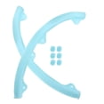 thumbnail image 4 of WEAVILUX Racket Frame Cover Universal Front Frame Covers Sky-Blue 1 Pair Curved, 4 of 8