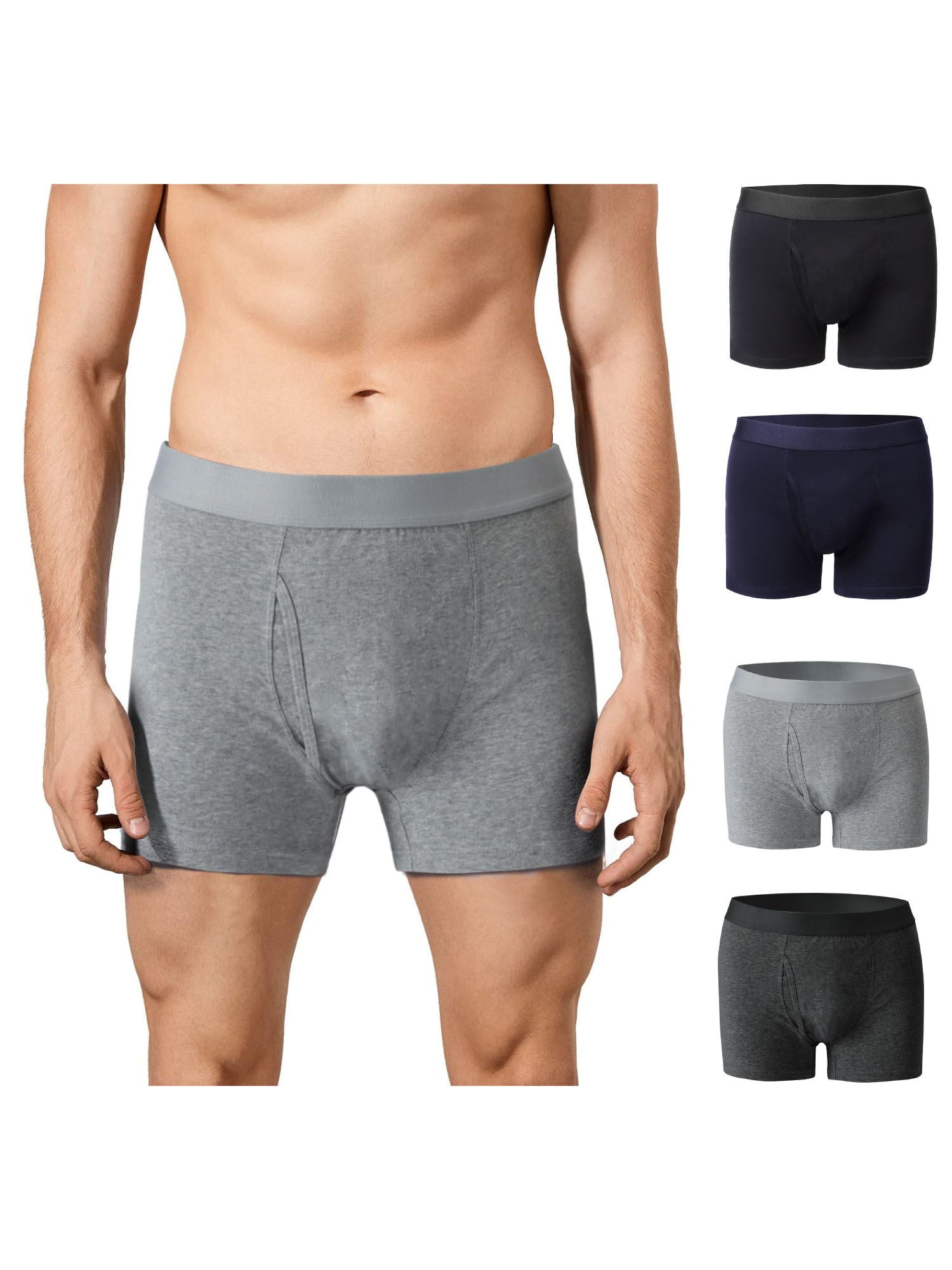 Men's Boxer Briefs With A Pouch  Anti-Chafing Boxers, 5x Softer Than  Cotton – JustWears