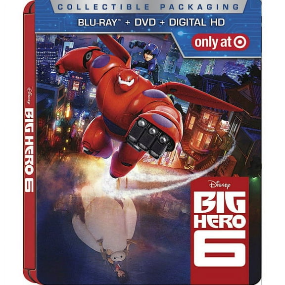 Disney's Big Hero 6 - Limited Edition SteelBook [Blu-ray   DVD]