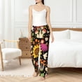 thumbnail image 4 of Fotbe Sunflowers Mushrooms Pantalones de Pijama para Mujer, Pantalones de Dormir, Pantalones Pj con Cordón y Bolsillos-Small, 4 of 6
