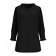 thumbnail image 5 of TaTaai 2026 Trendy Women's V-Neck Three Quarter Sleeve T-Shirt Printed Casual Top Lightweight Soft Tee for Spring Summer Fall Daily Vacation Travel Wear Gift, 5 of 7