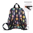 thumbnail image 5 of FORMRS Kids School Backpack with Front Zippered Pocket 12" Student Travel Daypack, Colorful Candies, 5 of 6