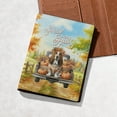 thumbnail image 5 of Hello Fall Autumn Basset Hound Pumpkins Pickup Truck Travel Passport Wallet Bassets Dog Breed Lovers Gifts Idea PU Leather Passport Holder Cover - 13011, 5 of 5