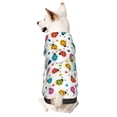 thumbnail image 1 of Fotbe Ladybugs And Flowers Sudadera con Estampado para Perros Pequeños – Suéter con Capucha para Mascotas, Tela Suave de Forro Polar con Bolsillo-Small, 1 of 7