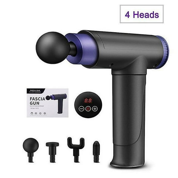 Deep tissue massager - percussion massage gun massager gun muscle massage gun deep tissue massage gun muscle gun massager black