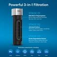 thumbnail image 4 of 11" Under Sink Water Filter System for Kitchen & Bathroom Faucet | 3-Stage Single Housing 0.5 Micron Filters PFAS, Chlorine, Lead, Mercury+ | 10,000 Gallons or 2 Years | NSF 42 & 372 Certified, 4 of 8