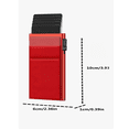 thumbnail image 2 of Tarjetero Xtellar  delgado elegante de matel con proteccion RFID, 2 of 4