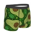 thumbnail image 3 of Disketp Big Colorful Avocados Men'S Boxer Briefs,Soft And Breathable Cotton Underwear With Comfortflex Waistband, 3 of 8