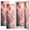 Color 1, variant on Pink 2 Pcs School Locker Magnetic Wallpaper for Girls 12" x 36" Pink Orange Disco Ball Reflective Sparkles Reusable Removable Locker Accessories Back to School Supplies