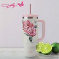 thumbnail image 4 of Vaso Dolly Parton Con Asa De Acero Inoxidable Con Aislamiento Al Vacío De Doble Pared Y Tapa Con Pajita, Frío Hasta 24 Horas O Caliente Hasta 8 Horas, 40 Onzas, Joya Rosa, 4 of 5