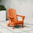 thumbnail image 1 of Westintrends Chaise Adirondack Pliante d'Extérieur en HDPE, Siège de Patio, Résistante aux Intempéries, Orange, 1 of 15