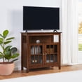 thumbnail image 2 of Pemberly Row 42" TV Stand Entertainment Console with Storage in Dark Walnut, 2 of 7