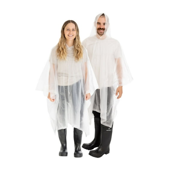 Stansport Hooded Poncho - Clear