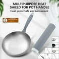 thumbnail image 5 of Heat Resistant Silicone Pot Handle Cover Anti-Scalding Insulation Sleeve for Pans Universal Size 1 CountforKitchen Supplies(Gray),Ccwuwei, 5 of 7