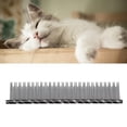 thumbnail image 3 of Pet Steel Combs, Static Stainless Steel Cat Comb with Comfortable Non Slip Handle Two Different Density Wire Teeth to Open Tangled Hair and Make Hair Fluffy, 3 of 7