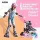 thumbnail image 2 of 2PM SPORTS Patines en línea iluminados ajustables Cytia Pink para niñas con ruedas iluminadas Patines para principiantes divertidos y parpadeantes para niños, 2 of 6