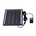 thumbnail image 2 of Solar Bird Bath, 10V&nbsp;6W Solar Fountain Pump 0-200L/h Anti&nbsp;Congestion Wide Application For Pond ANGGREK Otros, 2 of 8