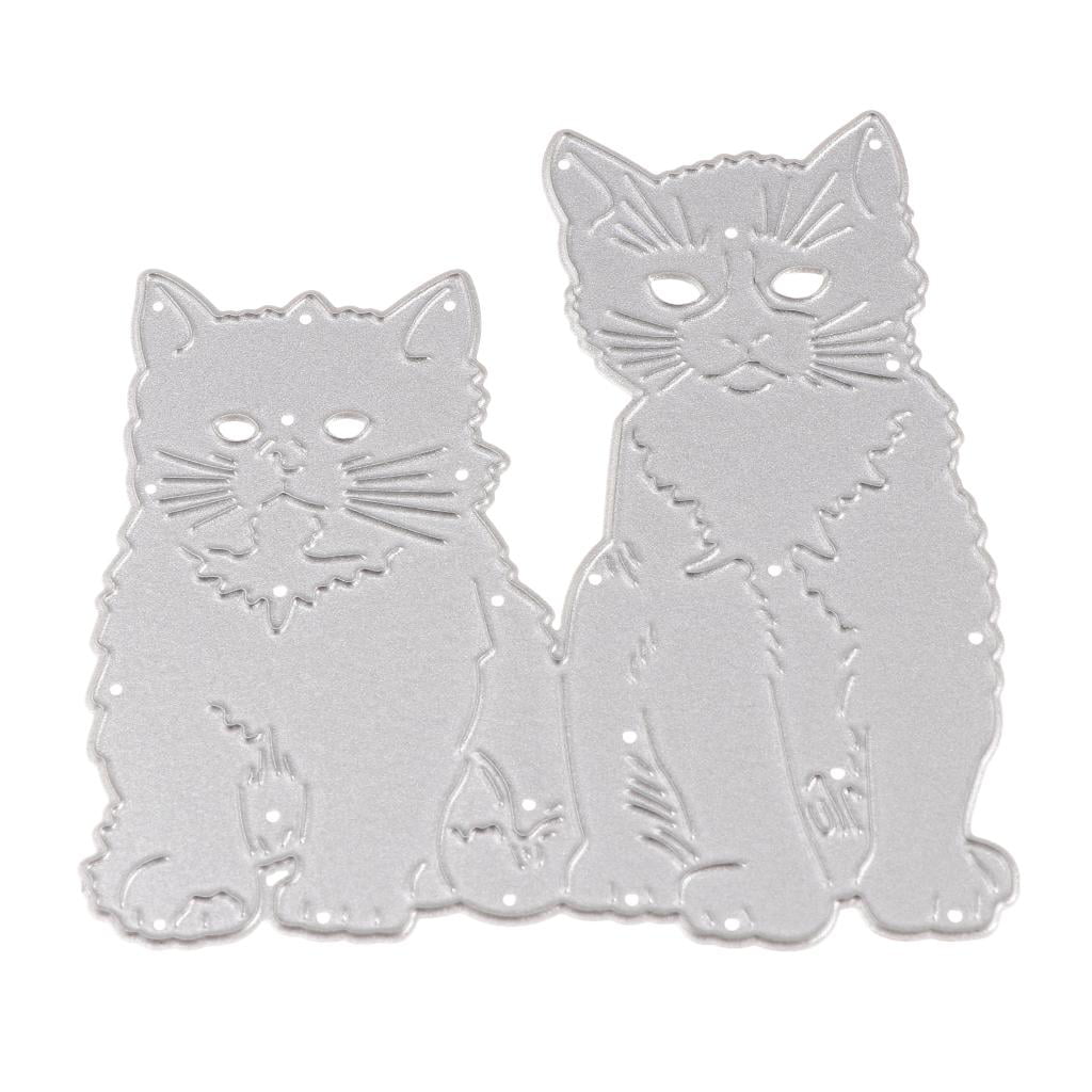 Carbon Steel Cats Decors Cutting Dies for Album Card Making Paper Craft