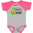 thumbnail image 3 of Inktastic Auntie's Little Avocado with Cute Baby Avocado Boys or Girls Baby Bodysuit, 3 of 5