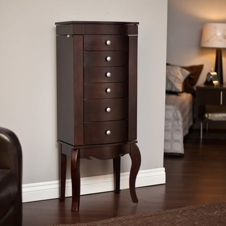 Waterford Jewelry Armoire - Merlot