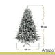 thumbnail image 5 of Árbol de Navidad Nevado Norway spruce con rama seca flocked snow Artego  incluye maleta - 190cm, 5 of 8