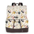 thumbnail image 1 of Easygdp Cartoon Chickens Mochila de Cuero para Mujeres, Bolso de Hombro, Bolsos de Mano de Moda para Trabajo y Viajes, 1 of 4