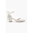 thumbnail image 3 of Miranda- Zapatos de tacón marfil con perlas crema 26 CM, 3 of 9