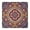 White-611, variant on Boho Tablecloth Mandala Inspired Paisley Design Waterproof Squre Cover with Elastic Fit and Durable Backing