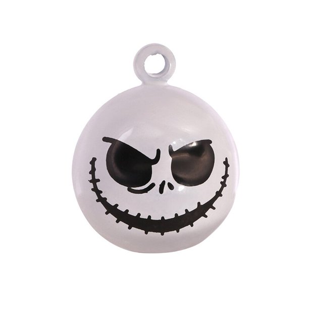 Mini Papá Noel muñeco de nieve campana de Navidad de cobre, accesorios de bricolaje, decoración de Halloween, 4 piezas