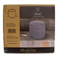 thumbnail image 1 of Ottoman Home Trends Altura de 40 cm x Diámetro de 42.5 Color Gris, 1 of 4