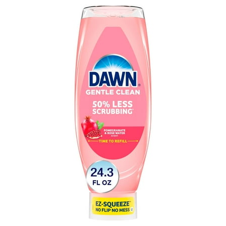 Dawn Gentle Clean EZ-Squeeze Liquid Dish Soap - Pomegranate & Rose Water - 24.3 oz- Pack of 2