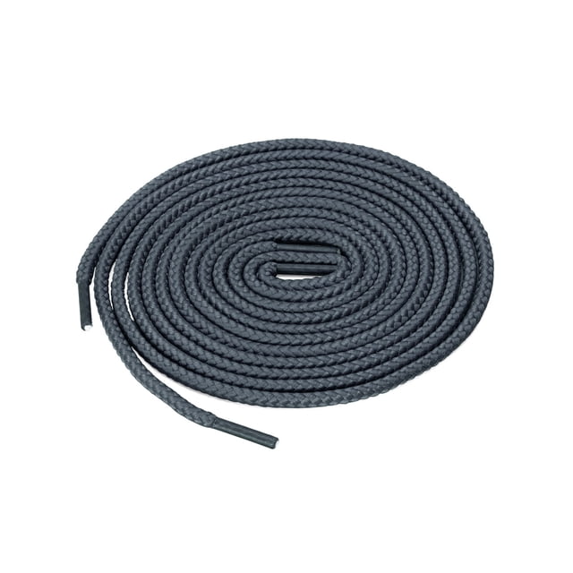 INSPIRE CHIC Lacets Ronds Unisexes Épais de Couleur Unie pour Bottes en Cuir Bleu Gris 160 cm/63 Pouces