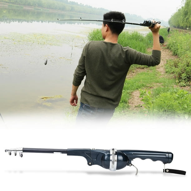 Otviap Folding Telescopic Fishing Rod With Reel With Line Portable Casting Lure Tackle, Fishing Pole, Fish Rod