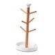 thumbnail image 3 of Árbol para tazas de café, soporte para vasos de vidrio, escurridor de tazas, ligero y decorativo. Base blanca, 3 of 8