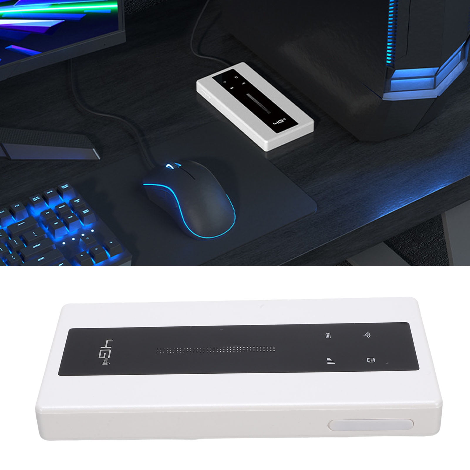 Portable Router, RJ45 WAN LAN Port 150Mbps Travel Router  for Phone Computer Gaming Console