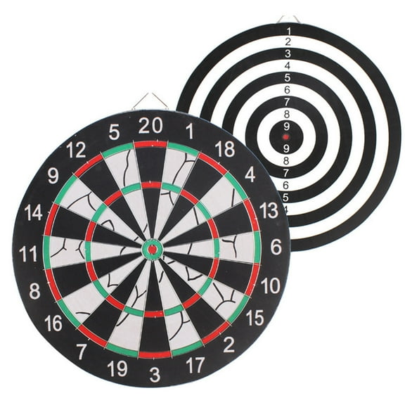 SPRING PARK 12/15/19inch Paper Dart Board, Tournament Sized Indoor Hanging Number Target Game for Steel Tip Darts- Multicolor Dartboard