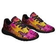 thumbnail image 6 of Pink Pumpkin BreaStCancer Awareness Halloween Shoes Sneakers Black Size 7, 6 of 7