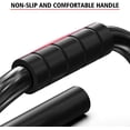 thumbnail image 3 of Push Up Bars - Strong Steel Non-Slip Push up Stands for Women and Men Home Gym Strength Training Exercise Equipment with Foam Padded Grips, 3 of 5