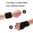 thumbnail image 4 of Minnieouse 2 piezas muñequera ajustable entrenamiento mano muñeca soporte deportes compresión Brace túnel carpiano férula correa para Accesorios de disfraces, 4 of 6
