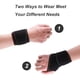 thumbnail image 4 of Minnieouse 2 piezas muñequera ajustable entrenamiento mano muñeca soporte deportes compresión Brace túnel carpiano férula correa para Accesorios de disfraces, 4 of 6